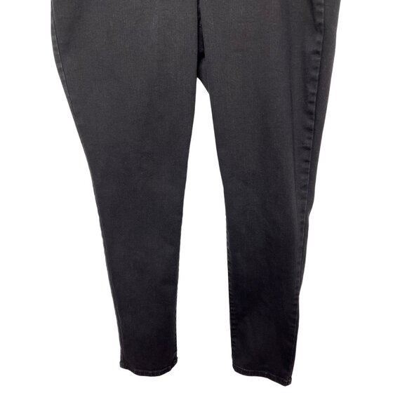 Gloria Vanderbilt Curvy Fit Black Straight Leg Stretch Jeans Size 16 - Picture 4 of 12